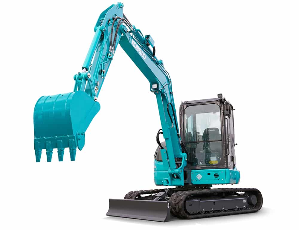 Kobelco SK55SRX 5 Tonne Mini Excavator 3.9m Dig Depth
